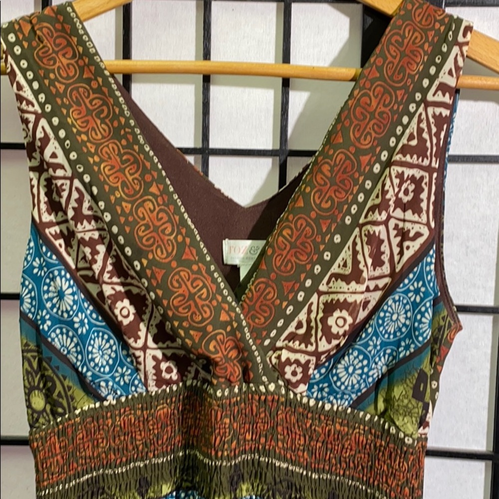 Roz & Ali Boho Dress Size 10 - Picture 2 of 7